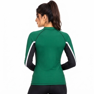 <b>Women</b> <b>Rash</b> <b>Guard</b> Athletic Sports Shirt Long Sleeve Breathable Quick Dry Performance Wear Moisture Wicking Top <b>for</b> Surfing - Product Image 2