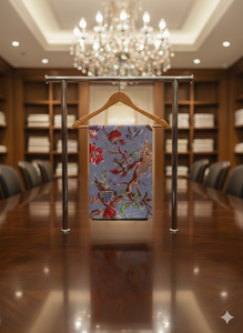 Le Souvenirs - Ropa de Cama Gris Estampada, Orgánica, Ecológica, Transpirable, Absorbente de Humedad, Ligera, Tejida, Peinada, 100% Algodón, para Niñas y Niños - Product Image 2