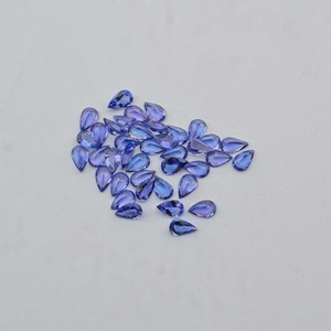 3x5mm Natural Deep Blue Tanzanite Faceted Pear Cut Loose Stone For Jewelry Making Rare Tanzanite Gemstones Wholesaler From India - Product Image 3