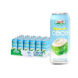 น้ำมะพร้าวอ่อนเวียดนาม ยี่ห้อเนาวอน ขนาด 500 มล. บรรจุกระป๋อง รับผลิตแบบ OEM แบรนด์ส่วนตัว มีตัวอย่างฟรี โรงงานผลิตเครื่องดื่ม - Product Image 2