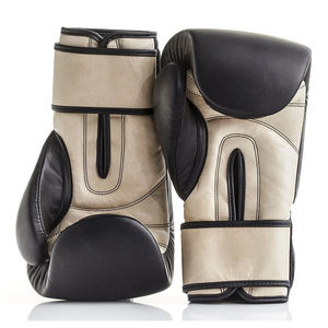 Gants de boxe en cuir récents pour adultes, fermeture Velcro, sangle de poignet réglable pour la boxe et le sparring - Product Image 3