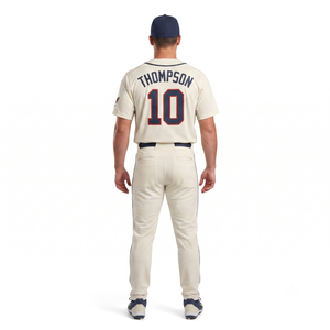 Custom 100% Polyester Engineered Mesh Men's Baseball Jersey Premium Athletic Teamwear OEM Shirt <b>Sets</b> - Product Image 2