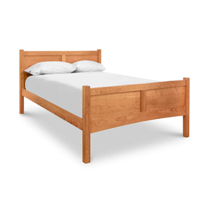 Minimalist Natural Finish Solid Wood <b>Platform</b> <b>Bed</b> <b>Frame</b> Contemporary Cable Inlay Bedroom Set | Jodhpur Handicraft - Product Image 6