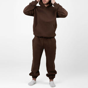 Sweat-shirt à capuche zippé pour homme avec poignets contrastants et extrémités de manches accentuées, manches longues, style streetwear, 100% coton, vente en gros - Product Image 1