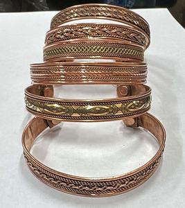 Hot Wholesale Supply Ladies Fashion Magnet Brass Cuf Bangles Indian Manufacturer GC-BL-405 Available at Export Price - Product Image 2