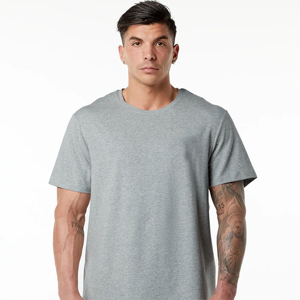 Vêtements de sport en coton 250 g/m² en gros : T-shirt de compression surdimensionné pour hommes, fabricant - Product Image 6