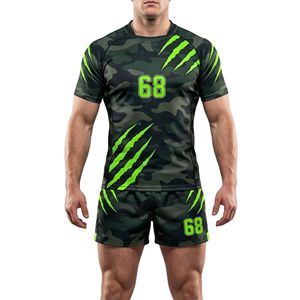Fluid Marble Motion Rugby Uniform Blue Polyester Moisture Wicking Lightweight Premium Athletic Teamwear Rugby Uniforms - Product Image 4