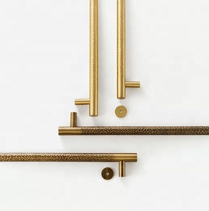 <b>Antique</b> <b>Brass</b> Pull <b>Door</b> Handle Hammered Design Durable Matte Finished Kitchen Hardware Bathroom Bedroom <b>Door</b> Pull Handle - Product Image 5