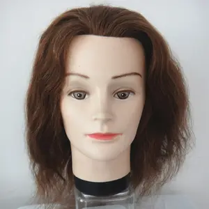 best selling suppliers wig display realistic natural hair extension black training mannequin head