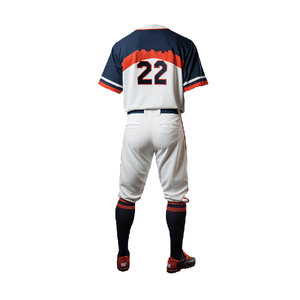 Fournisseur d'uniformes personnalisés de qualité professionnelle pour équipes de baseball, ensemble de maillots de baseball personnalisés avec pantalon assorti et logo d'équipe - Product Image 5