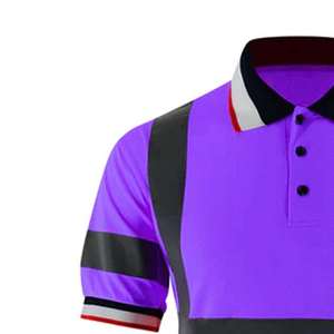 Camisa de Seguridad de Alta Visibilidad OEM, Secado Rápido, Reflectante, Ropa de Trabajo Industrial - Product Image 5