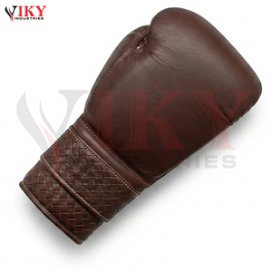 Guantes de Boxeo, Protector de Cabeza y Protector Inguinal, Equipo de Entrenamiento Personalizado, Juego de Equipo de Boxeo de Cuero Genuino Marrón Vintage - Product Image 3