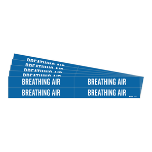 Tuyau d'air respirable flexible Brady, marqueur vert/blanc, 1,125 x 7 po, pour conduites d'air - Product Image 3