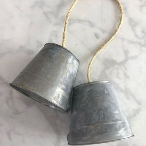 Campana Navideña Metálica Hecha a Mano, Adorno Colgante para Árbol, Celebraciones, Bodas, Decoración del Hogar - Product Image 2