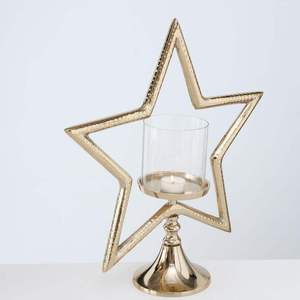 Porte-bougie chauffe-plat artisanal en métal, motif Fleur Audacieuse, écologique, direct usine, centre de table festif pour la maison - Product Image 5