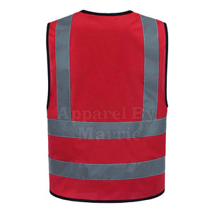 Chaleco de seguridad reflectante de alta visibilidad para trabajadores de la construcción, ropa de trabajo profesional en venta - Product Image 3