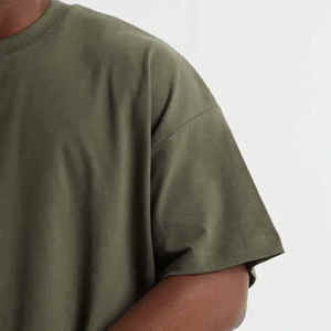 เสื้อยืดโอเวอร์ไซส์ลำลองสำหรับผู้ชาย พิมพ์ลาย แขนสั้น ผ้าฝ้าย 100% ระบายอากาศได้ดี - Product Image 4