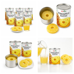 Piña Enlatada Deliciosa con Certificación ISO, en Jugo Natural de Piña, Empacada en Lata de 30oz, Precio al por Mayor - Product Image 4