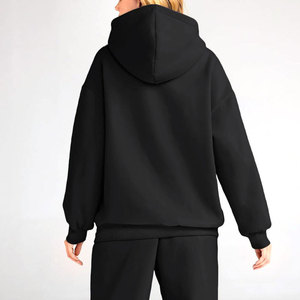 Sudadera con Capucha para Mujer de Alta Calidad, la Más Vendida, Cómoda, de Corte Regular, Color Sólido - Product Image 2