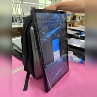 Layar LCD 18.5 inci untuk Tas Ransel, Billboard Digital Bergerak dengan Android WiFi, Signage Digital Mobile untuk Pemasaran Jalanan