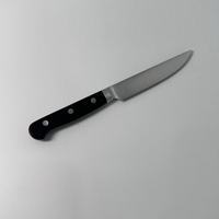 Ensemble de couteaux de cuisine professionnels de haute qualité en acier inoxydable 15 pièces avec manche en ABS noir