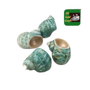 ANILLOS DE SERVILLETA DE CONCHA DE MAR AZUL DE FANTASÍA VAJILLA CREATIVA ACCESORIOS ANILLOS DE SERVILLETA DE CONCHA MARINA COLECCIÓN DE VIETNAM - Product Image 1