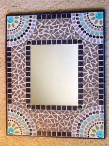 Iridescent Resin Mosaic Photo <b>Frame</b> Shard Pattern Handmade Picture <b>Frame</b> Desktop Home Decor Rectangle Portrait Display Border - Product Image 3