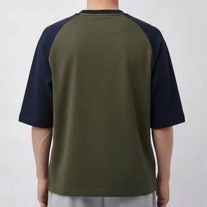 เสื้อยืดผู้ชายดีไซน์เฉพาะตัว ผ้าฝ้าย 100% ทรงโอเวอร์ไซส์ ป้องกันรังสียูวี ระบายอากาศได้ดี เป็นมิตรกับสิ่งแวดล้อม ผลิตตามสั่ง คุณภาพสูง สไตล์สตรีทแวร์ - Product Image 2