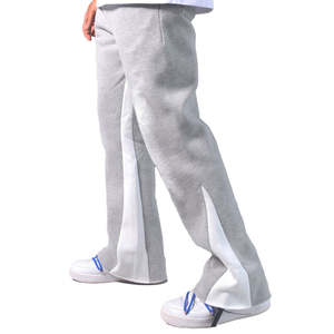 Pantalones Deportivos Casuales para Hombre, de Alta Calidad, Corte Acampanado, Cintura Elástica con Cordón, Tela Suave, Transpirable, Tacto Liso, Sin Bolsillos - Product Image 6