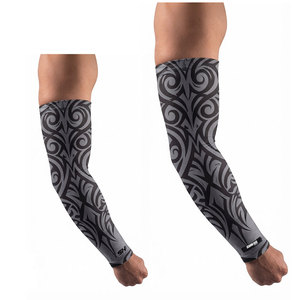 Manchons de bras unisexes personnalisables avec logo, flexibles, ajustés, extensibles dans quatre directions, en tissu confortable, impression par sublimation - Product Image 1