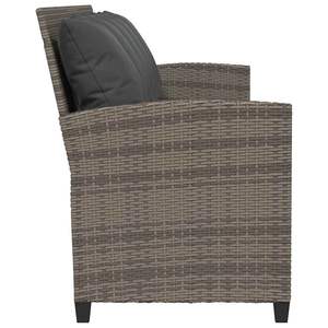 โซฟาสวนหวายเทียมสีเทา 5 ที่นั่ง พร้อมปลอกหุ้มถอดได้ - Product Image 5