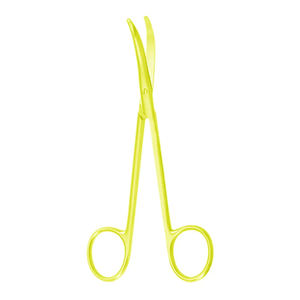 Tijeras Forman de Hoja Curva, Acero Inoxidable Plateado, Instrumento Quirúrgico Manual para Amígdalas, Certificación Personalizada para Clínicas - Product Image 1