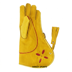 Guantes de Cetrería con Logotipo Personalizado OEM ODM, Guantes de Seguridad de Cuero para Manipulación de Aves, Guantes de Cetrería Más Vendidos 2026, Puño Largo, Doble Capa - Product Image 1