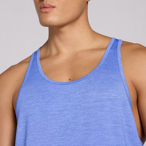 Wholesale Custom <b>Slim</b> Fit Top Selling Summer Casual Design Custom Logo Plain Comfortable Wear <b>Men's</b> Gym <b>Vest</b> Tank Top Breathable - Product Image 4