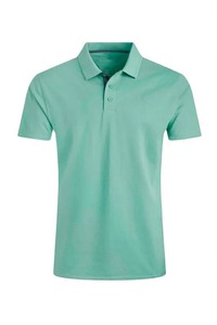 Polo de Manga Corta Rojo para Hombre, de Algodón Piqué, Color Sólido, Estilo Casual, Tejido de Punto - Product Image 6