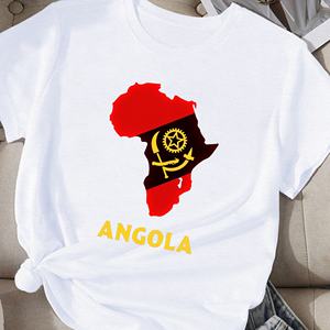 Camiseta Informal para Mujer con Silueta de Angola y Emblema, Tejido de Punto de Poliéster, Diseño Estampado - Product Image 3