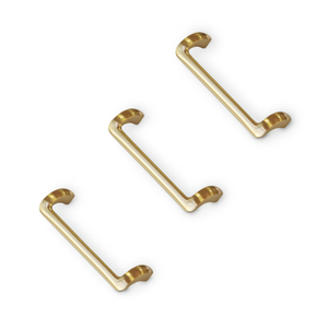 Modern <b>Gold</b> Zinc Alloy Curved Cabinet <b>Pull</b> Handle Anti-Corrosion for Kitchen Bathroom Dining Room Wardrobe Nightstands Furniture - Product Image 3