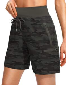 Shorts de sport imprimés pour femmes, fabriqués sur mesure, de haute qualité, pour la gym, le fitness, la course, le yoga et le cyclisme. - Product Image 1