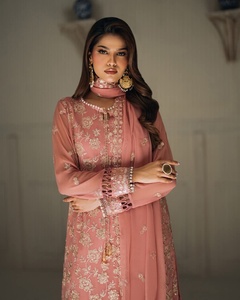 Vestidos Formales de Verano de Alta Calidad para Mujer, Salwar Kameez, Vestidos de Fiesta, ODM, Viscosa, Seda, Algodón, Lino, Poliéster, Sin Arrugas, Secado Rápido - Product Image 4