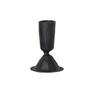 <b>Black</b> Iron <b>Candlestick</b> Holder with Geometric Design for Home Decoration - Product Image 1