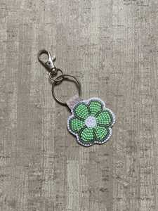 ALI FASHION ART Llavero de mosquetón sin metal con patrón de frutas tejido en fieltro ecológico, bordado a mano y personalizado, modelo para bolso - Product Image 2