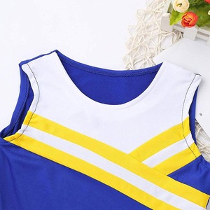 Costume de cheerleading personnalisé pour femmes adultes, tissu polyester, uniforme d'équipe scolaire, logo par sublimation, confortable, doux, design moderne - Product Image 2