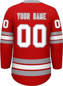 Último Diseño de Camisetas de Hockey para Hombre, Conjunto Personalizado para Niños, Camisetas de Hockey para Entrenamiento y Práctica, Camisetas de Hockey sobre Hielo Cosidas - Product Image 2