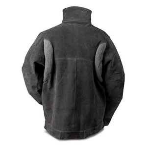 Veste de soudeur respirante et résistante, en cuir de vachette pleine fleur, ignifuge, pour travaux industriels, pour hommes - Product Image 2