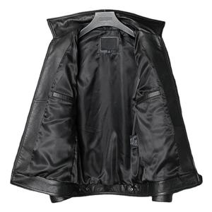 2025 Nueva chaqueta de piel de vaca para hombre, chaquetas informales de cuero genuino para hombre, abrigo de cuero Natural Real, ropa de primavera y otoño - Product Image 4