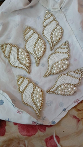 High Quality Handmade Beaded Mushroom Embroidery <b>Charm</b> & <b>Keyring</b> Zari Beads Full Color Printing BY MULTI CRAFT - Product Image 4