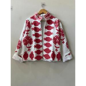 Beautiful TNT Suzani Embroidered Cotton Eco-Friendly Bohemian Festival Wear Statement <b>Jacket</b>-Gift Her - Product Image 2
