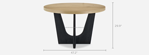 Unique Design <b>Wooden</b> <b>Round</b> <b>Dining</b> <b>Table</b> Set for Home Apartment Farmhouse Villa Hotel <b>Dining</b> Rooms <b>Dining</b> Room Furniture - Product Image 6