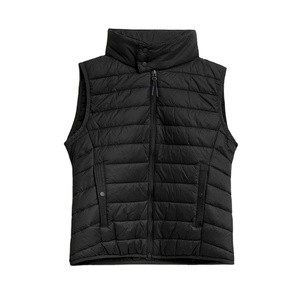 เสื้อแจ็คเก็ตแขนกุดผู้หญิงแบบสลิมฟิตสำหรับฤดูหนาว ผลิตตามสั่ง ขายส่ง ผลิตจากโพลีเอสเตอร์ 100% ดีไซน์ไม่มีแขน ซิปยาวเต็มตัว มีกระเป๋าข้าง - Product Image 5