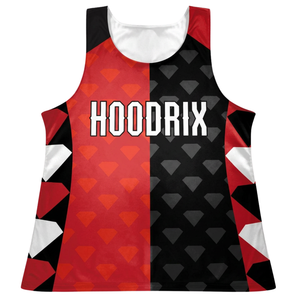Venta al por mayor de camisetas de lacrosse sin mangas para mujer, sublimadas, de malla perforada, para práctica, de secado rápido, para entrenamiento de lacrosse. - Product Image 5